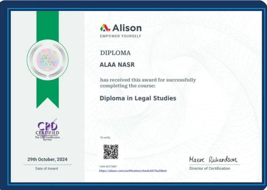 Diploma in Legal Studies